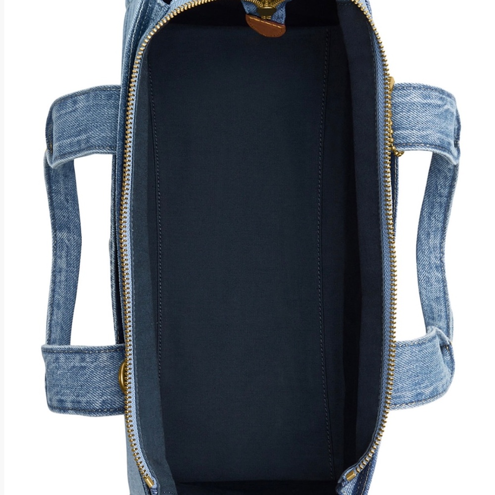 Coach Denim Cargo Tote - Picture 3 of 6